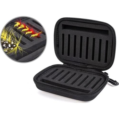 Double-Sided Anti-Impact EVA Outdoor Fishing Bait Organizer Storage Box Fishing Holder Protective Bag With Zipper Fishing Tackle