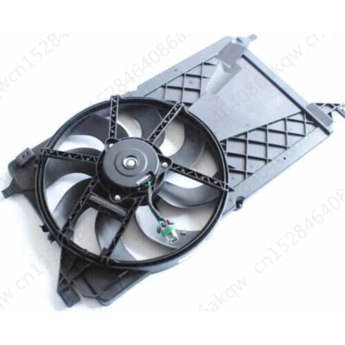 Electronic fan assembly Suitable for 2005Fo rdF oc us2005 Radiator fan Fan assembly Electronic cooling fan Electronic fan frame