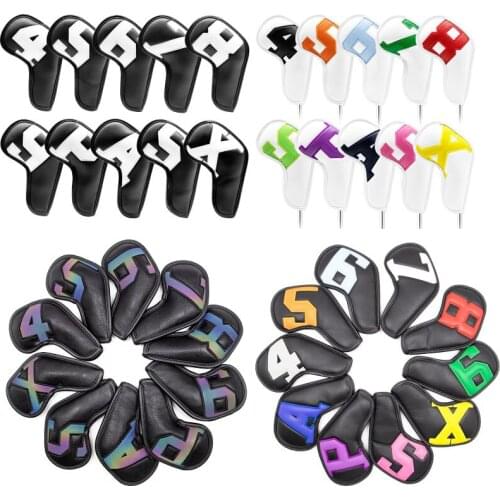 Golf irons Cover irons Clubs PU Leather Golf Headcover golf accessory