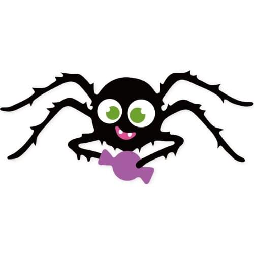 Hemere Halloween Spider Metal Cutting Mold Knife Card Making Clear Stamps Scrap Paper Card 2019 New Products