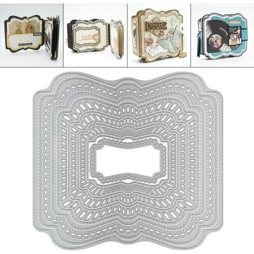 Book Collage Metal Cutting Dies Stencils For DIY Scrapbooking Photo Album Decorative Embossing Paper Cards Crafts