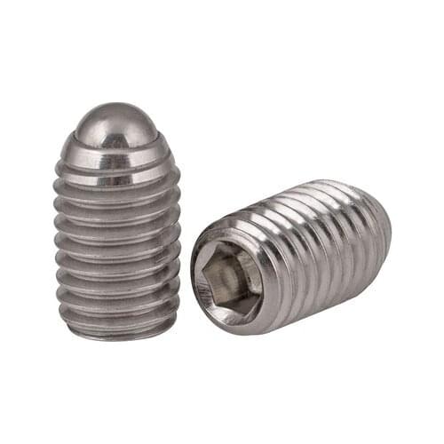 M8*16/20/25/30mm 304 Stainless Steel T-DIN Standard Wave Positioning Beads Set Screws Bolt Hex Socket Head Ball Spring Plunger