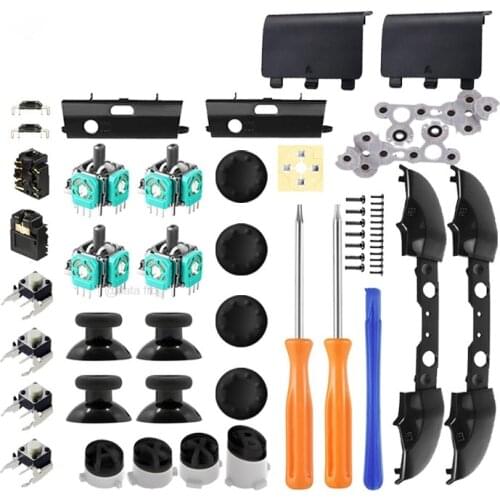 New Arrival 3D Analog Stick For Xbox One S Replacement RB LB Bumper Trigger Button Shoulder For Xbox One Slim Repair Accessories