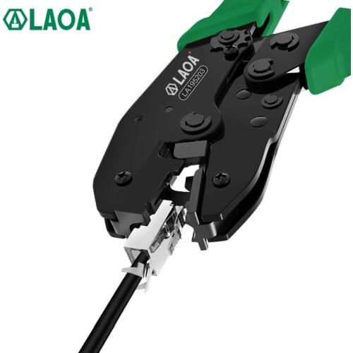 LAOA Crimping Pliers Connector Terminal Crimper Network Tool Stripping Pliers Wire Cutting Pliers Wire Cutting Pliers