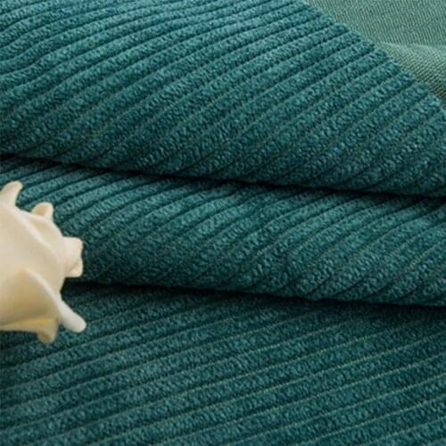 Solid Olive Green "corduroy" Velvet Narrow Rib Knit Fabric For Coat Pants Sofa, Wine Red, Blue, White, Black, Gray, By The Meter