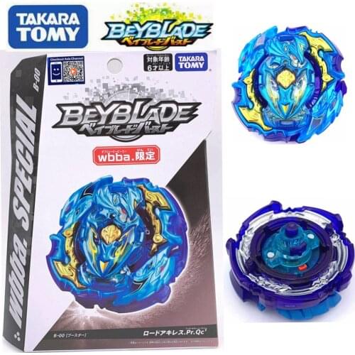Original Takara Tomy Beyblade Burst Super King Booster B-00 Lord Achilles.Pr.Qc