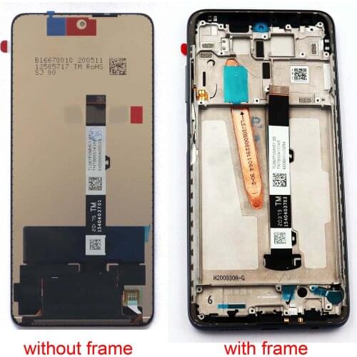 Original LCD Touch Screen for POCO X3 with digitizer support 10 touch points with or without frame