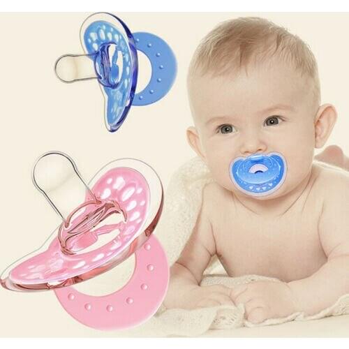 Newborn Kids Baby Orthodontic Dummy Pacifier Silicone Teat Nipple Soother