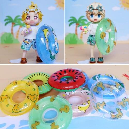 OB11 doll swimming ring for molly, 1/12 1/8 1/6 bjd, GSC, Obitsu11 doll accessories toys