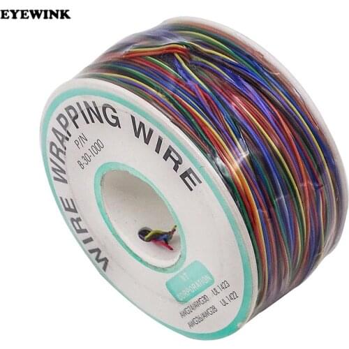30AWG 8 colors OK Wire Wrapping Wire Aircraft Fly Wire B-30-1000