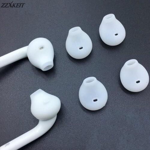 6 Pairs Silicone Earbuds Tips Covers Anti-Slip Replacement Ear Gels Buds for Samsung Galaxy Note 5/Note 7/S7/S6 Edge White/Black