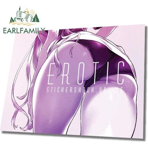 EARLFAMILY 13cm x 10.3cm for Sexy Girl Car Sticker Truck Bumper Decal Laptop Camper Fashion Motocycle Helme Decoration for SUV