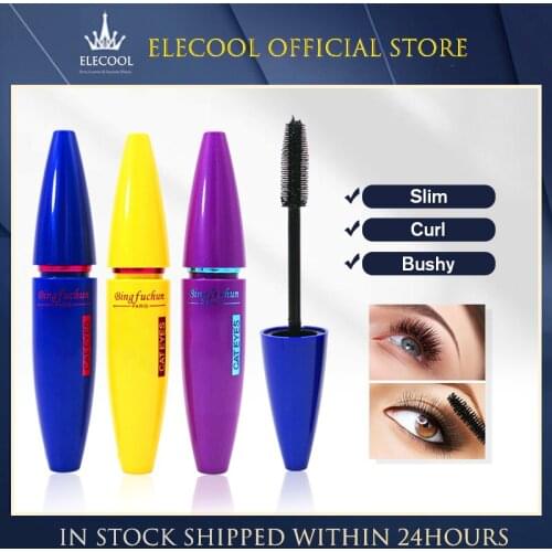 1pcs 4D Silk Fiber Lashes Eyelash Mascara Quick Dry Waterproof Rimel Maquiagem Thick Lengthening Eyelash Extension Mascara TSLM2