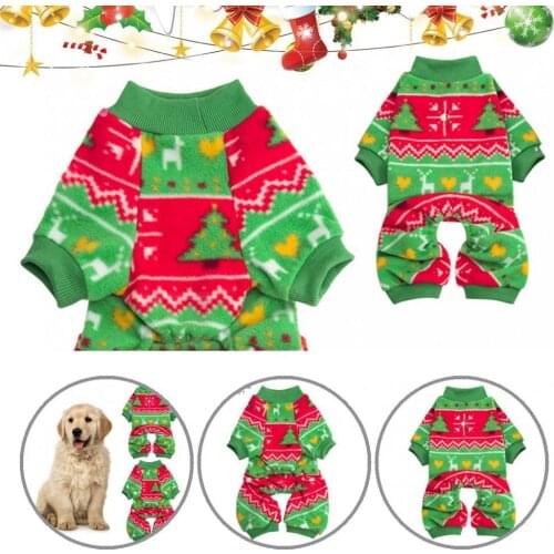 Comfortable Lovely Pet Dog Warm Jumpsuits Outfit Fine Workmanship Pet Bodysuit Adorable for Autumn