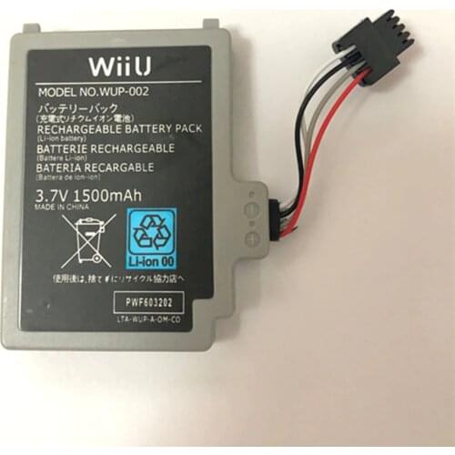 High quality 3.7V 1500mAh WUP-002 rechargeable battery pack for Nintend WII WIIU Gamepad Controller