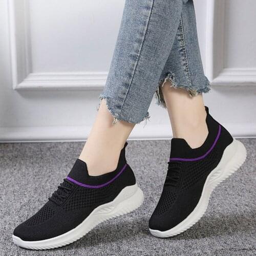 Womens Sneakers 2021 Womens Leisure Breathable Mesh Outdoor Fitness Running Sport Shoes Platform Sneakers Zapatillas