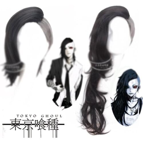 Anime Cartoon Tokyo Ghoul Wig Synthetic Hair Halloween Party Cosplay Accessories Daily Decor Women Men Gift 1pcs