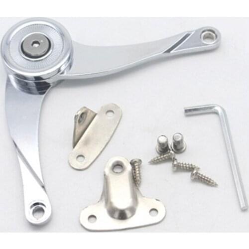 10pcs Zinc alloy Hydraulic Free To Stop Cabinet Support Bar Closet Wardrobe Furnitur Cabinet Door Adjustable Hinge Folding Lever