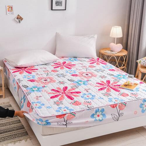 2021 Quilted Bed Sheet Thickened Simmons Protective Cover All-inclusive Non-slip Bedspread One-piece Dust Cover Mattress Cover