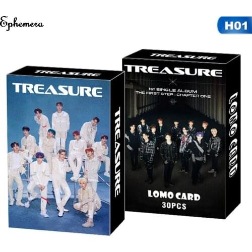 30Pcs/set KPOP Treasure Twice Fancy Album HD Photo Card PVC Cards Self Made LOMO Card Photocard