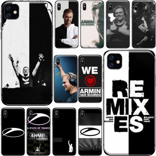 Armin van Buuren music DJ Record producer Phone Case for iPhone 11 12 pro XS MAX 8 7 6 6S Plus X 5S SE 2020 XR Soft silicone