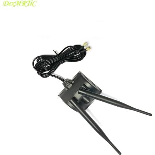 1PC 5G Dual-Band Antenna 6DBi High-Gain OMNI Extension Aerial SMA Connector Wireless Network Card WIFI Router New Wholesale