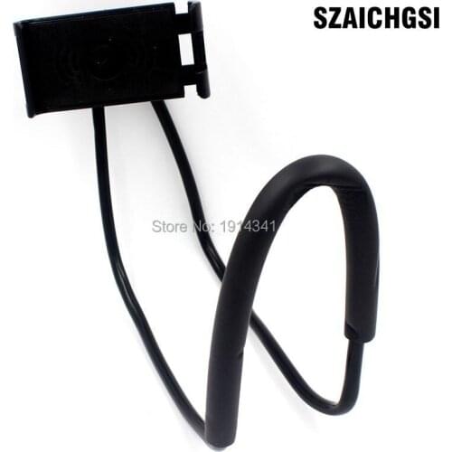 SZAICHGSI Lazy Bracket 360 Degree Rotation Flexible Phone Selfie Holder Snake-like Neck Bed Mount Anti-skid For iPhone Android