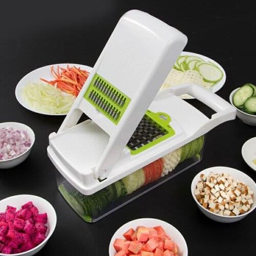 Food Chopper Vegetable Fruit Cheese Onion Chopper Slicer Dicer Cutter Grater 12 in 1 Veggie Chopper JA55
