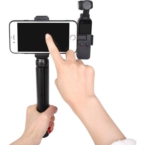 For DJI Osmo Pocket Shorty Handgrip Extension Pole Rod Extendable Monopod Tripod Selfie Stick Bracket Mount for iPhone VS GOPRO