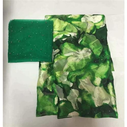 Soft African Embroidery Real Silk Satin Lace Fabric With Swiss Voile Lace For Women Wedding Dress Satin Fabrics! LXF7242