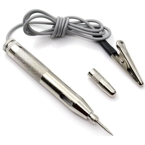 2021 New DC 6V 12V 24V Probe Light System Test Probe Lamp Auto Car Light Circuit Tester Lamp Voltage Test Pen Detector Copper