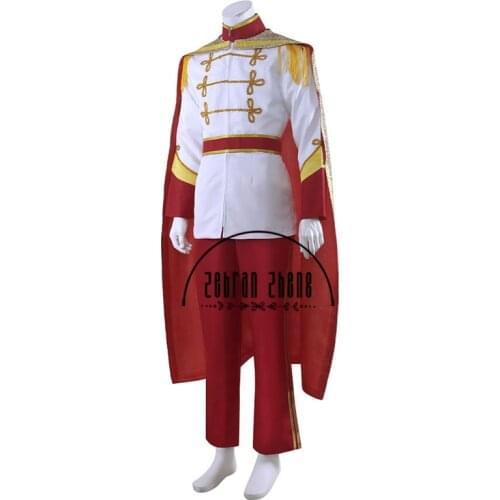 New Arrival Adult Cinderella Prince Charming Cosplay Costume For Men Custom Made