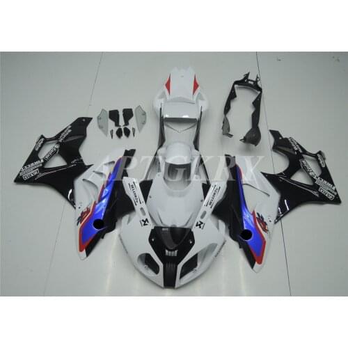 New ABS Plastic Shell Motorcycle Fairing kit Fit For BMW S1000RR 2009 2010 2011 2012 2013 2014 Bodywork set Blue White