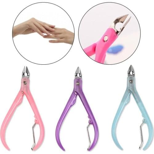 Nail Cuticle Nipper Stainless Steel Tweezer Clipper Dead Skin Remover Scissor Plier Manicure Nail Art Tool #M8135