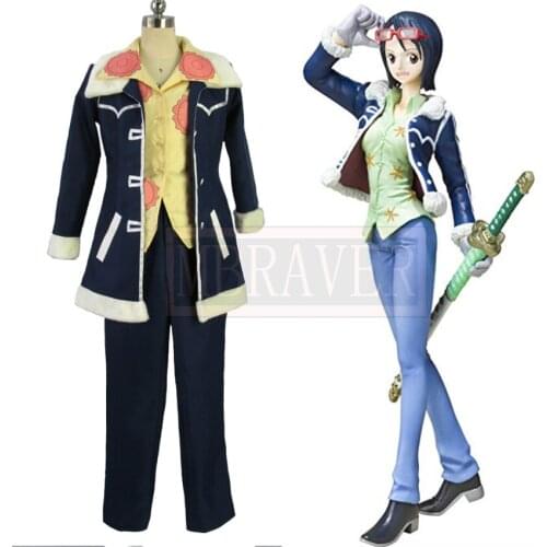 One Piece Tashigi Halloween Uniform Outfit Cosplay Costume Custom Made Any Size