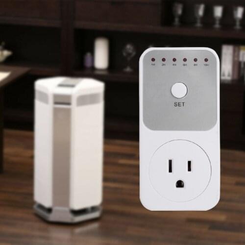 2 Units Countdown Timer Switch Smart Control Plug-In Socket Auto Shut Off Outlet