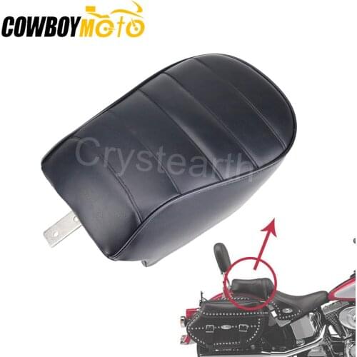 Motorcycle PU Leather Passenger Rear Seat Pillion Seat Cushion Pad For Harley Sportster Iron 883 XL883N 2014-2017 14 15 16 17
