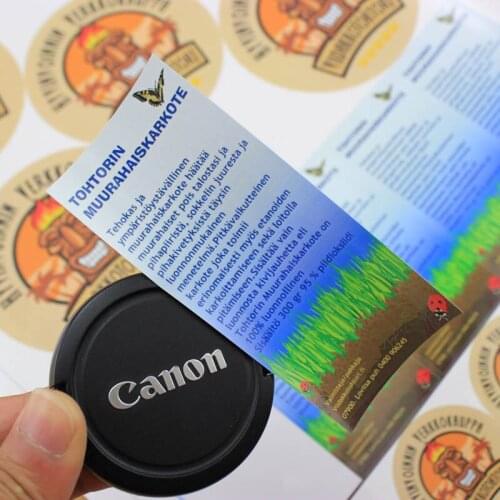 Customized China direct manufacture custom adhesive permanent adhesive labels