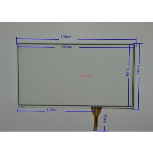 ZhiYuSun 157 90 Touch Screen 6.5 6Resistive GPS Free shipping