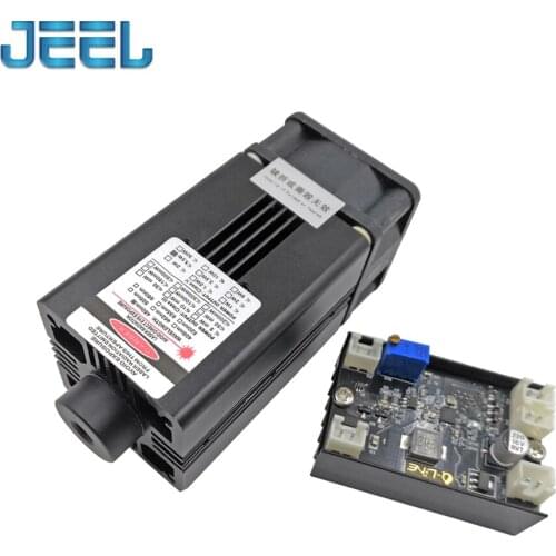 5.5w 450NM Adjust Focus Blue Laser Module Laser Engraving With TTL Control Switch 5500mw Laser Tube Used for Engraving Machine