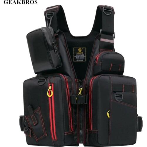 Adult Life Jacket Fishing Life Vest Unisex Polyester Buoyancy Aid Swimming Boating Sailing Vest Outdoor Sport Safety Life Jacket