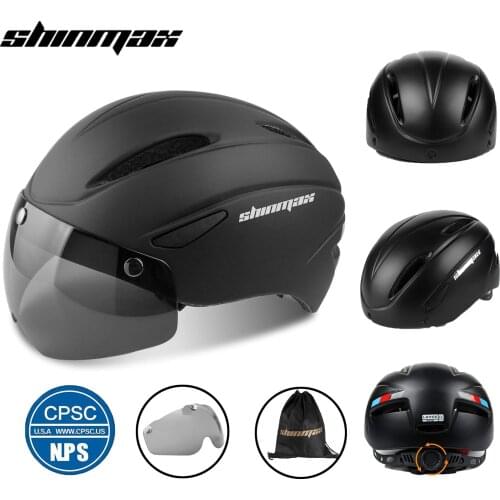 Ultra light safety helmet bicycle helmet goggles mountain road bike helmet mens and womens Cycling hat Casco bicicleta SM-001