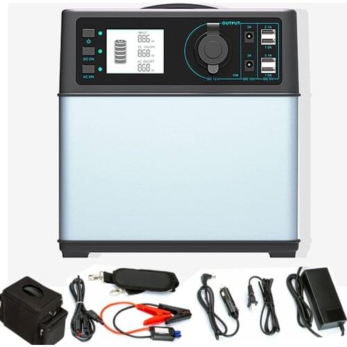 220V 450wh 300W outdoor power supply Large capacity portable power bank Camping backup battery Emergency starter with battery