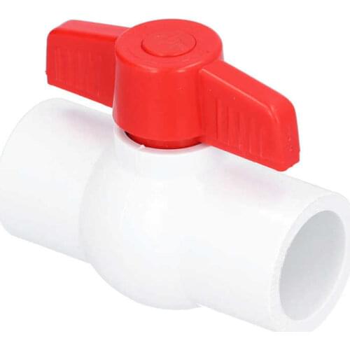 Valvula neumatico fittings pneumatic PVC Ball Valve Shut‑Off Valve with T‑Handle Garden Irrigation Plumbing Pipe Fittings
