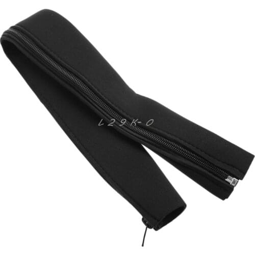 1PC DIY Neoprene Cable Management Sleeve Zipper Wrap Wire Hider Cover Organizer