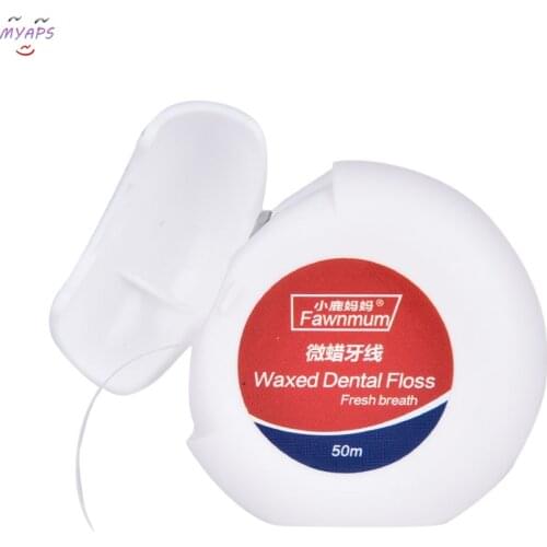 50M Interdental Brushes Teeth Stick Micro Wax Peppermint Flavor Dental Flosser Toothpicks Floss Pick Oral Hygiene Clean Wire