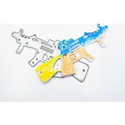 8.6x3.6cm toy gun die Cutting dies metal crafts paper die-cutting /DIY embossing Easter Halloween Scrapbooking