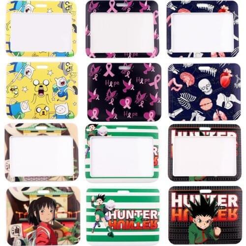 BH1538 Blinghero Creative Cartoon Prevent breast Cancer Lanyard Card Holder Anime Phone Lanyard Badge Accessory Card Holder