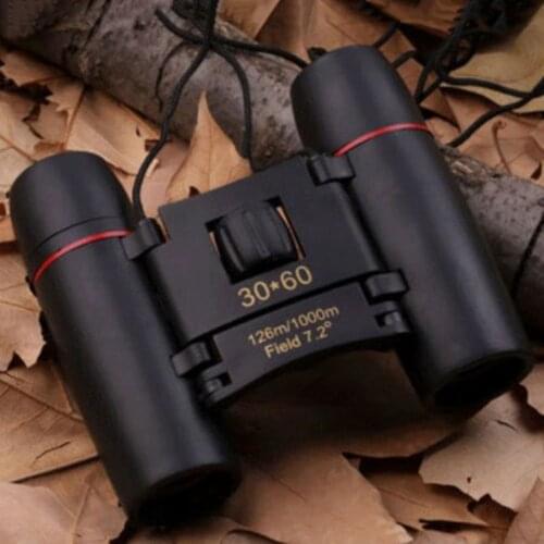 Zoom Telescope 30x60 Folding Binoculars with Low Light Night Vision for outdoor bird watching travelling hunting camping 1000m
