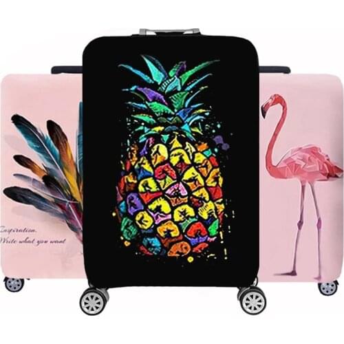 Luggage Case Suitcase Protective Cover Thicker Travel Travel Accessories Elastic Luggage Dust Cover Apply to 18''-32'' Suitcase